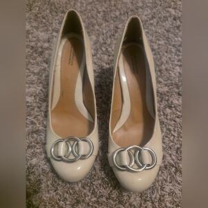 Women's Croft & Barrow Heels with Silver Accents, Size 6 1/2